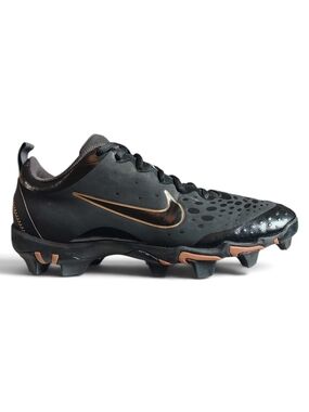 Nike Hyperdiamond 2.5 Low Women's Softball Cleats Black Gold Size 10